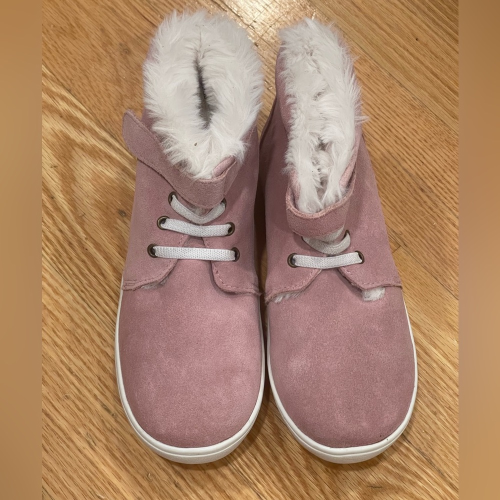 Monkey Feet Pink Fur-Lined Kids Boots‎